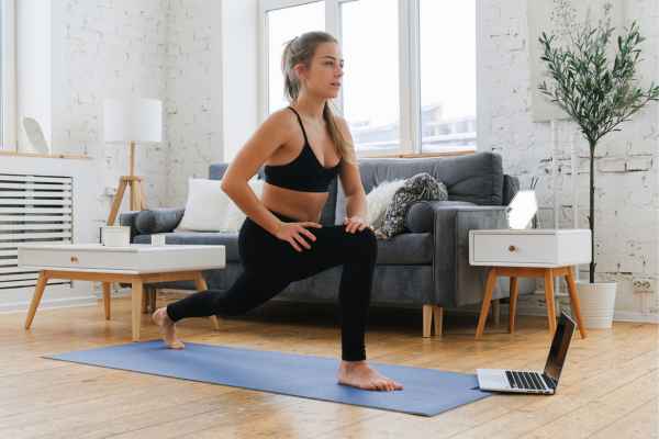 Woman exercising confidently after femiwand treatment Ashford